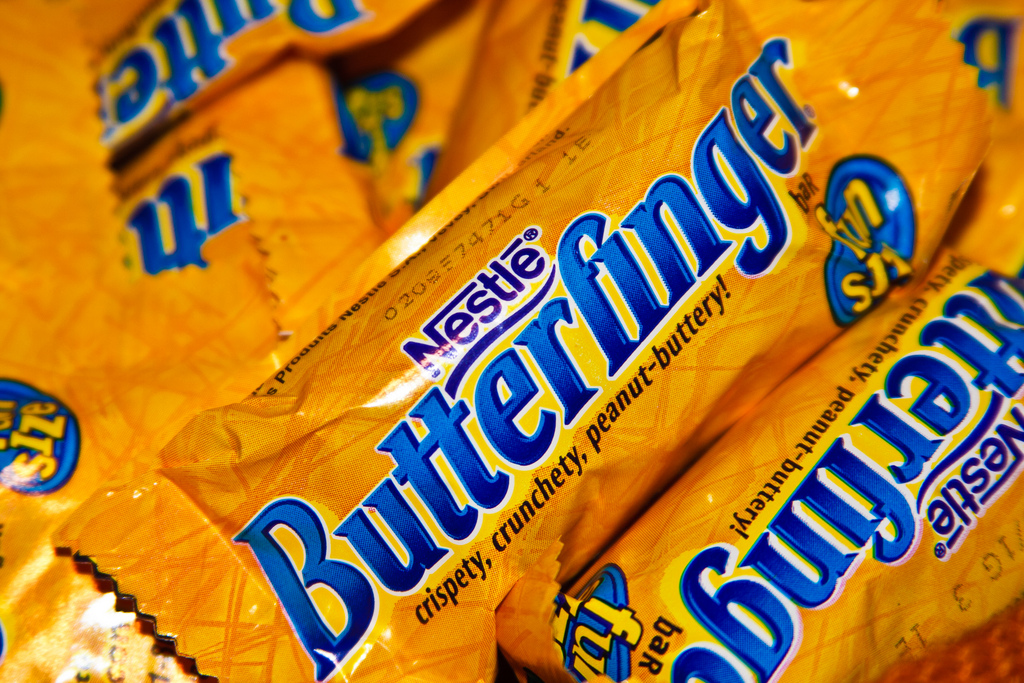 is there peanut butter in butterfingers